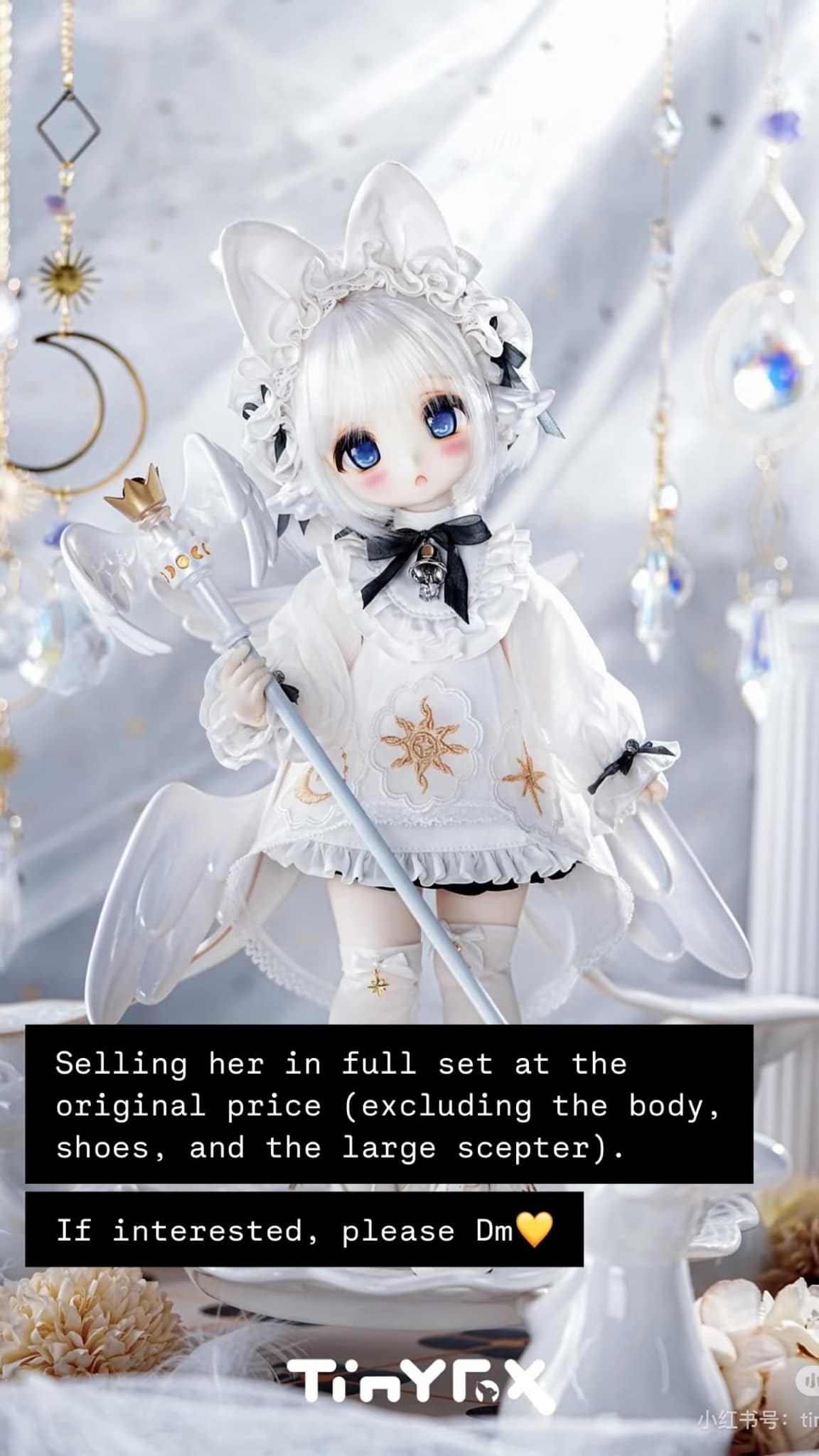 【Brand New】Tinyfox - 1/6 Huifire full set doll (without body, shoes and large scepter) / Additional option: with CFDoll 1/6 Chubby Short Body