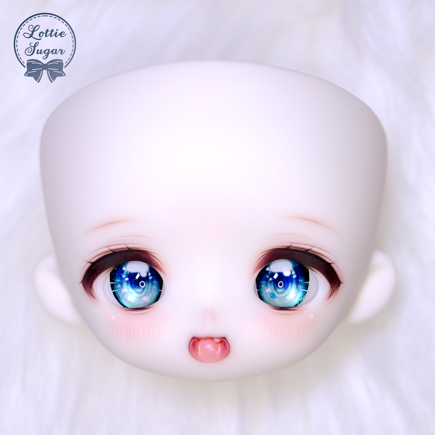 Michelle【1/6 BJD Nude Doll - Zuizui Sweet Tea Custom Head & CF Doll 1/6 Chubby Short Body & 3D Resin Eyes】【LottieSugar】