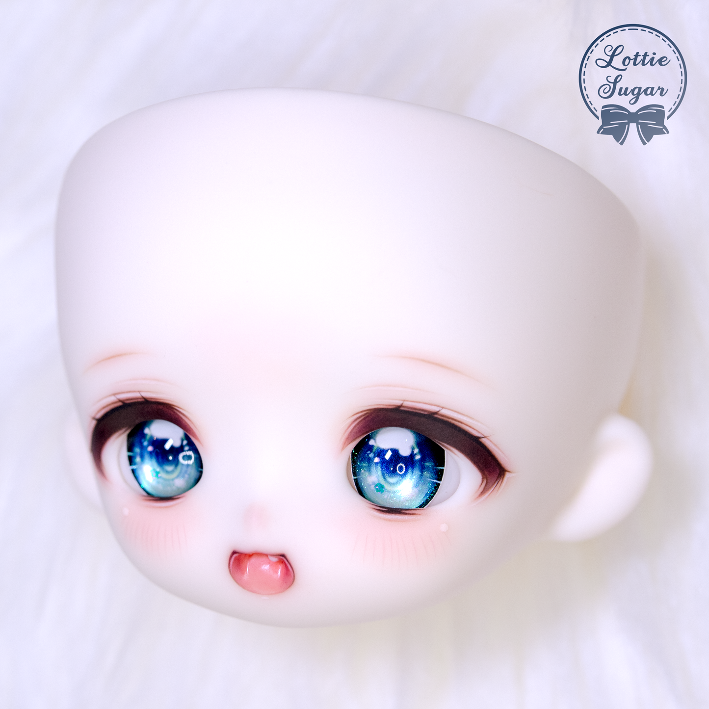Michelle【1/6 BJD Nude Doll - Zuizui Sweet Tea Custom Head & CF Doll 1/6 Chubby Short Body & 3D Resin Eyes】【LottieSugar】