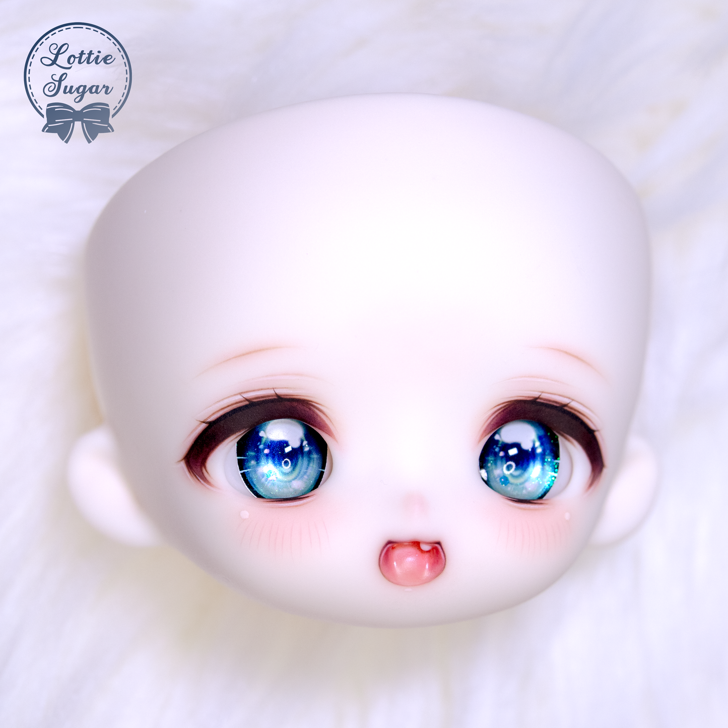Michelle【1/6 BJD Nude Doll - Zuizui Sweet Tea Custom Head & CF Doll 1/6 Chubby Short Body & 3D Resin Eyes】【LottieSugar】