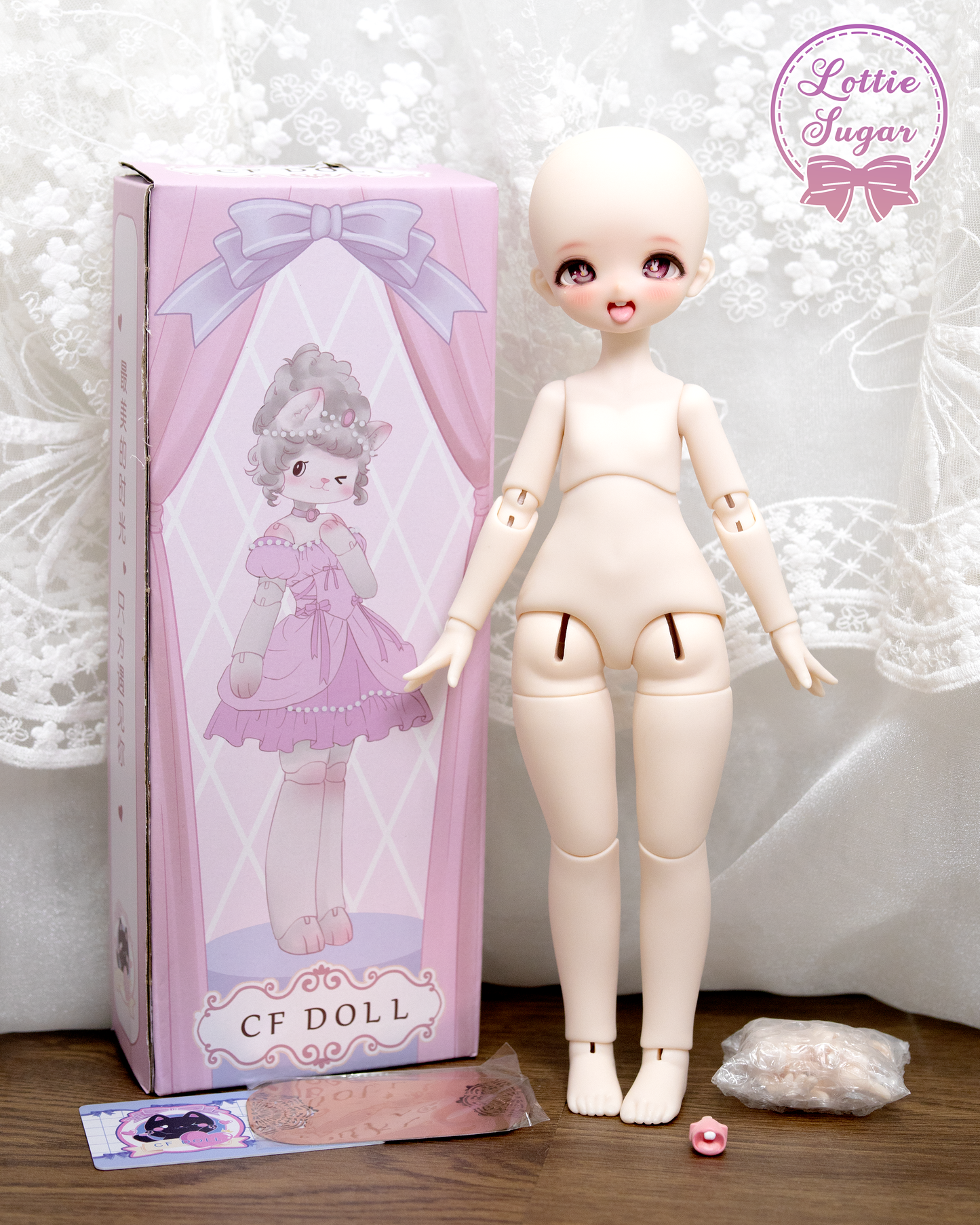 【Pre-owned】Shou Shou Doll - 1/6 Little Meow Bean BJD Nude Doll Set【LottieSugar】