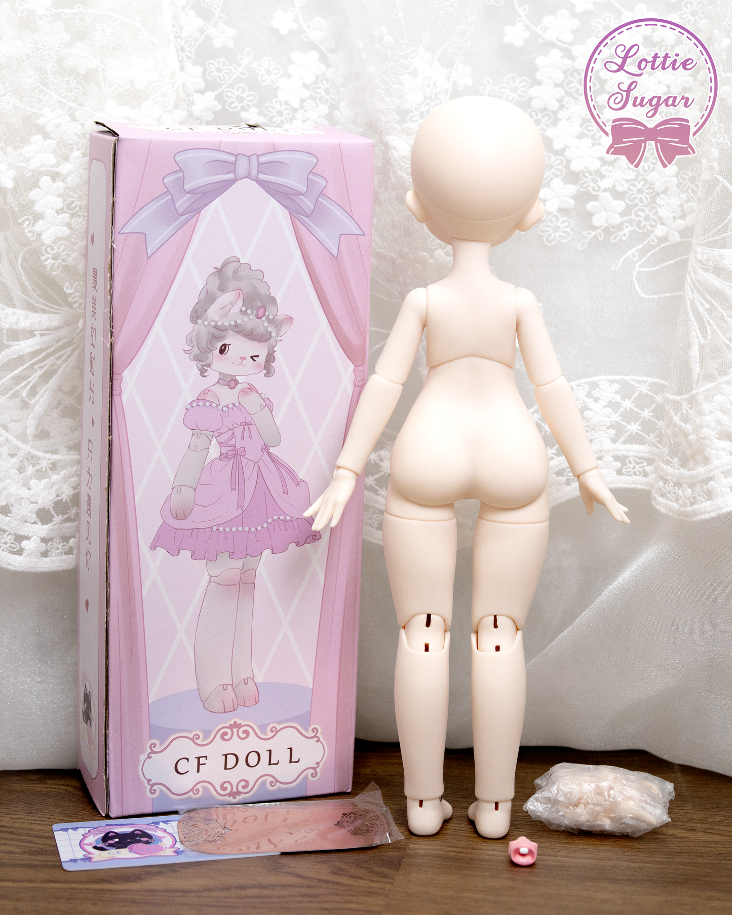 【Pre-owned】Shou Shou Doll - 1/6 Little Meow Bean BJD Nude Doll Set【LottieSugar】