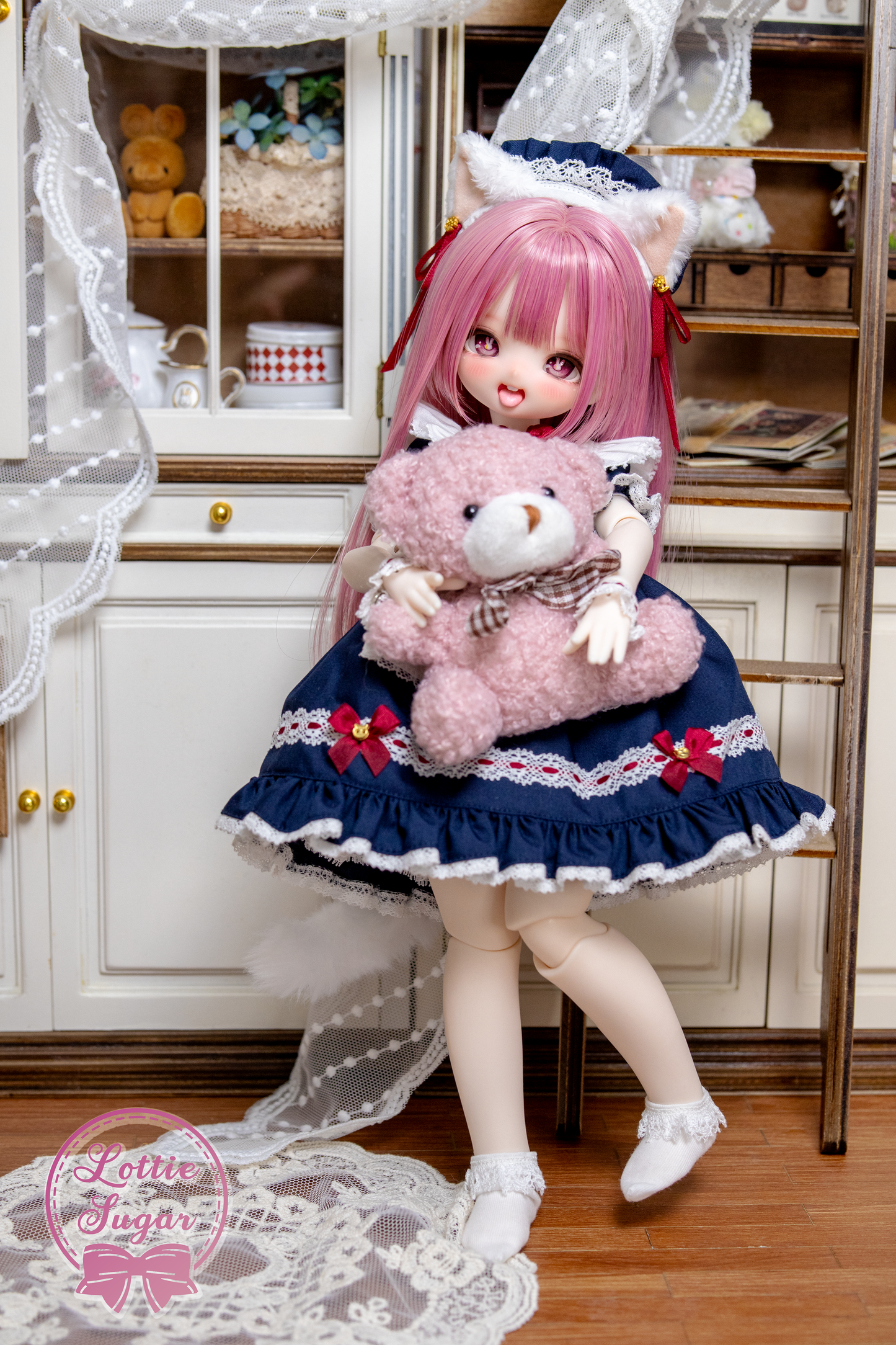 【Pre-owned】Shou Shou Doll - 1/6 Little Meow Bean BJD Nude Doll Set【LottieSugar】