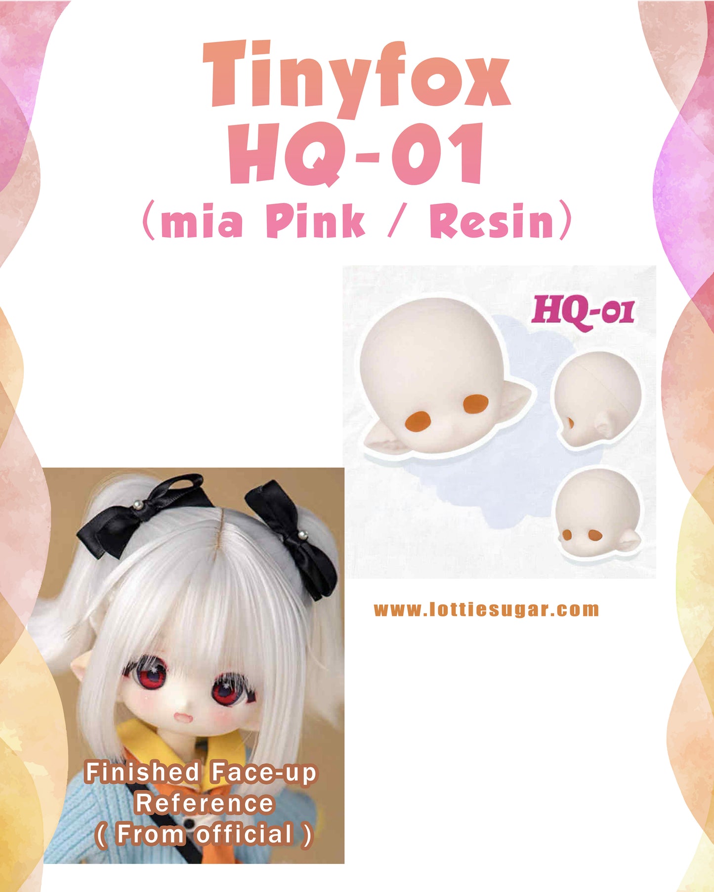 Blank Heads for Face Up Commission - MDD/DD, Tinyfox, Puyoodoll, Others