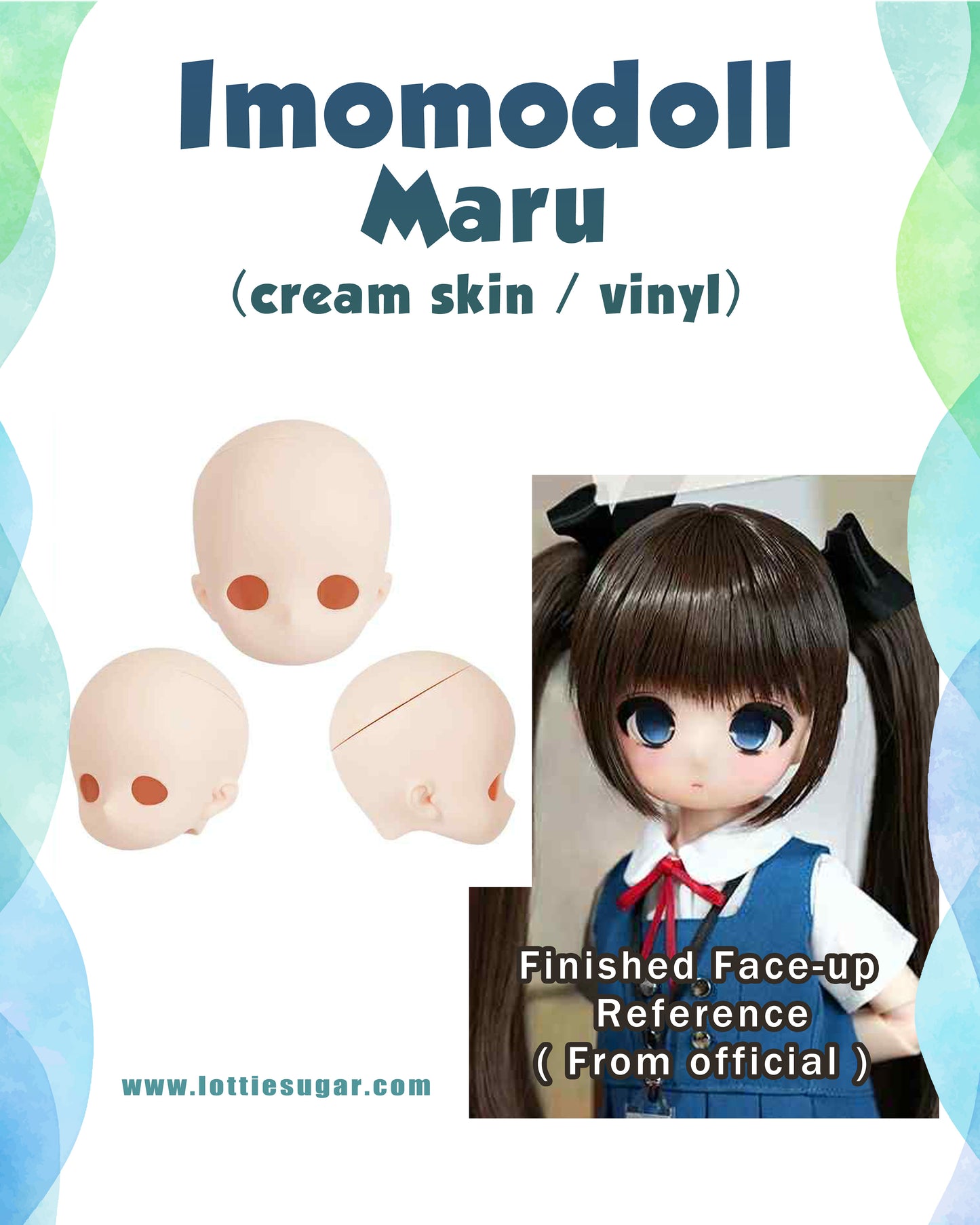 Blank Heads for Face Up Commission - MDD/DD, Tinyfox, Puyoodoll, Others