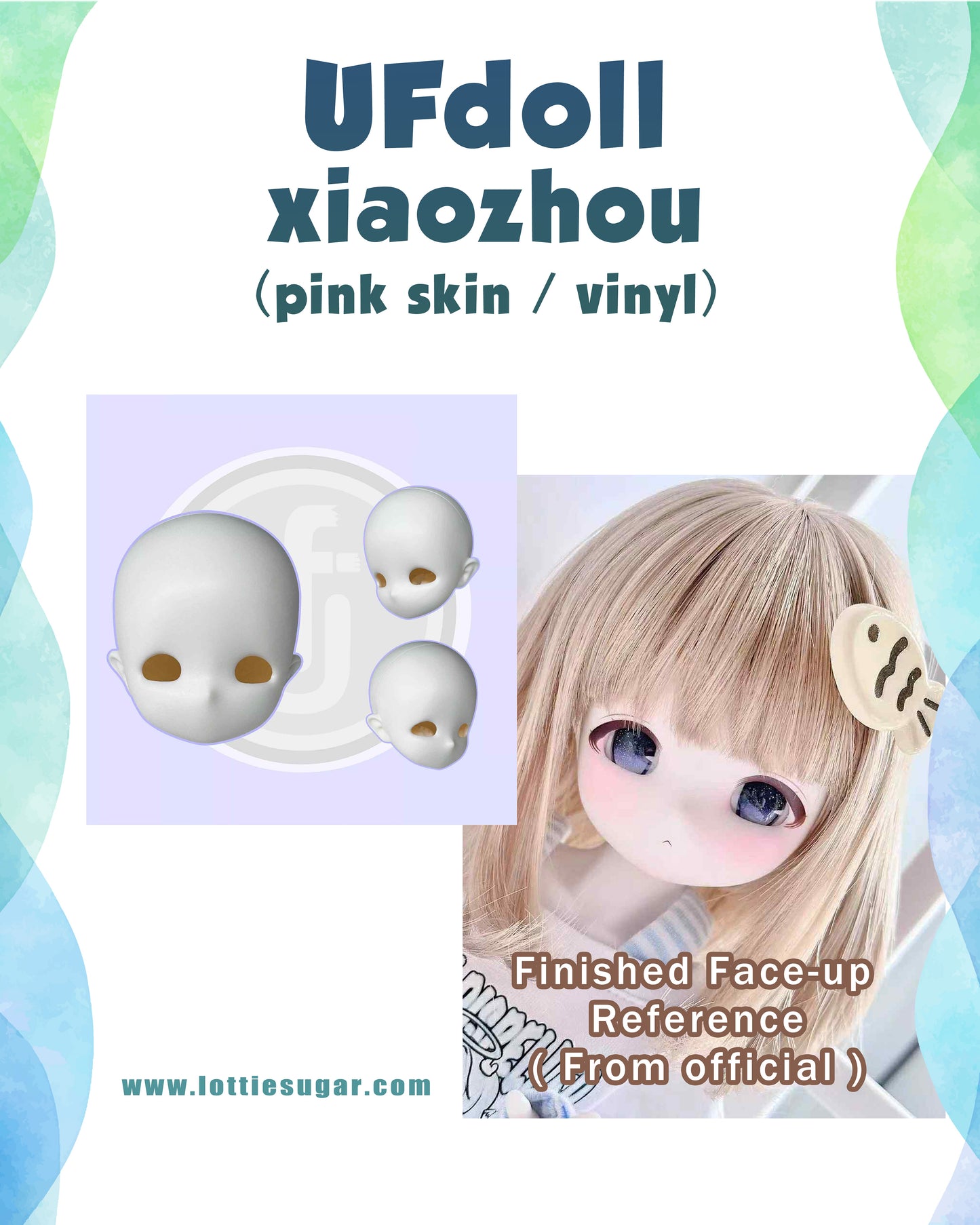 Blank Heads for Face Up Commission - MDD/DD, Tinyfox, Puyoodoll, Others