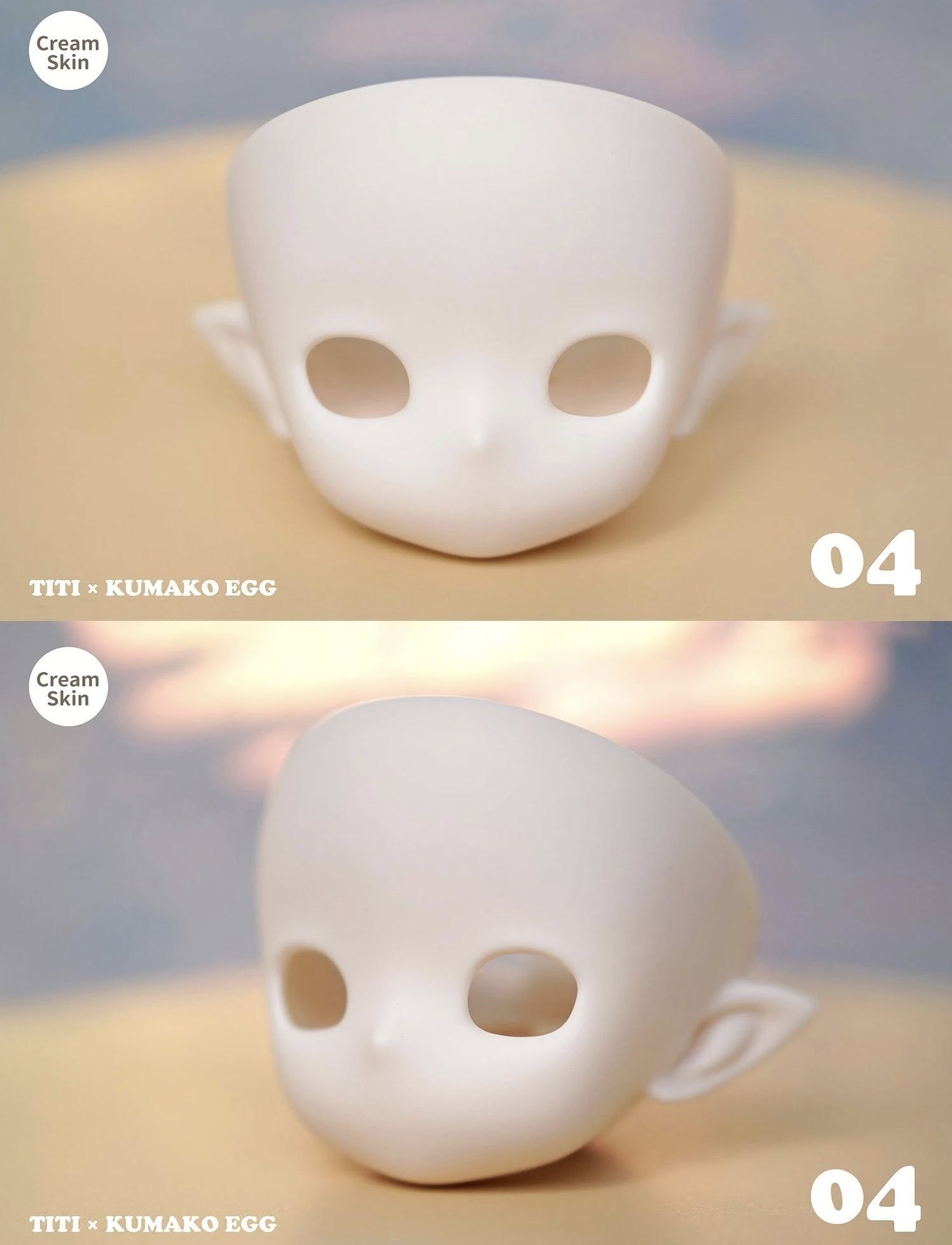 Brand New】Kumako EGG 04(熊蛋) - Puyoodoll【Blank Head