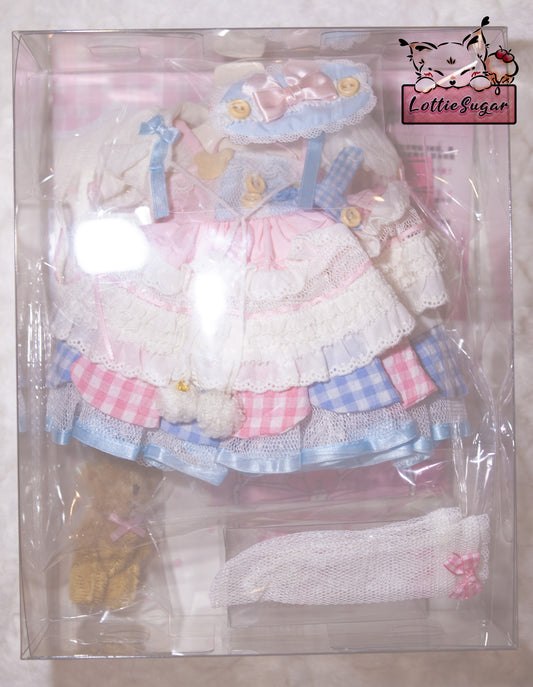 【Brand New】Nanarei - Milk Bottle Littie Bear Peach Ice Dress Set【1/4 Costume】