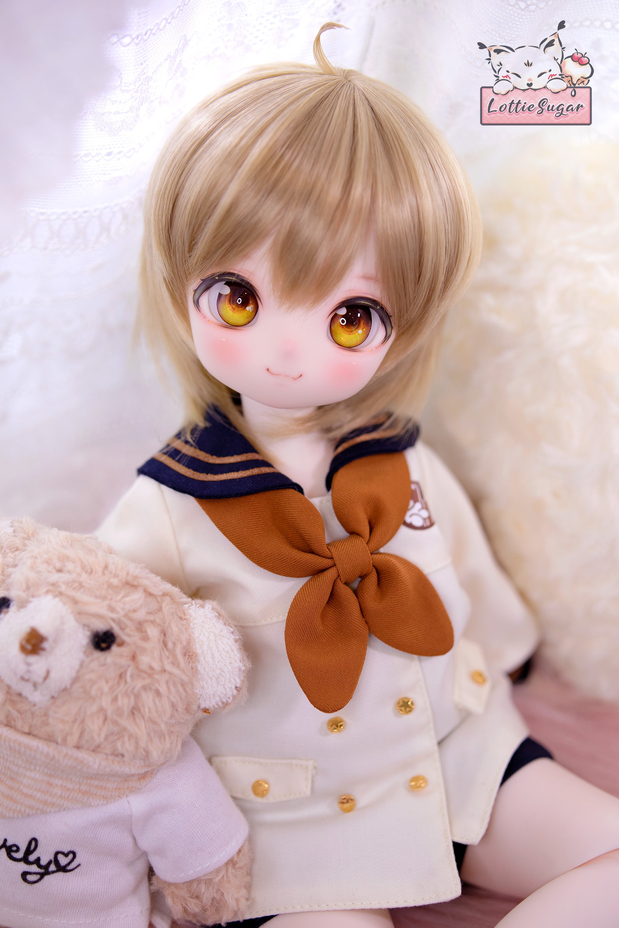 🐣Yuri【Puyoodoll - Kumako Egg04 - 1/4 BJD Custom Head & 3D Resin