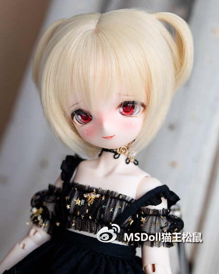 【Gently Used】MS Doll - Milk Blonde Short Twin Tail【22-23cm Wig】